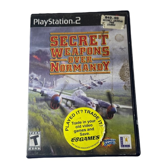 Playstation 2 Secret Weapons Over Normandy (Sony, PS2 2003) READ - Picture 1 of 3